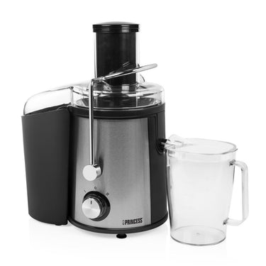 Princess 203040 juice extractor sapcentrifuge (zwart roestvrij staal, vaatwasser geschikte onderelen | 800 w)