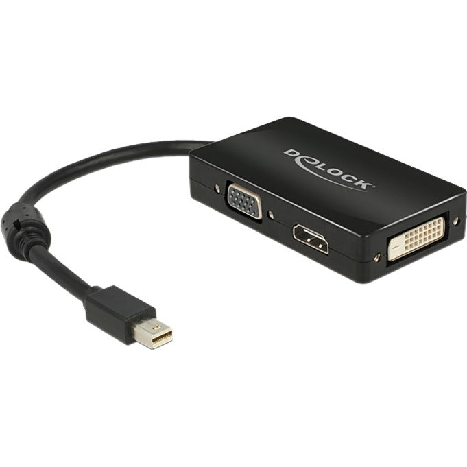 Load image into Gallery viewer, Delock mini displayport naar vga hdmi dvi adapter (zwart)
