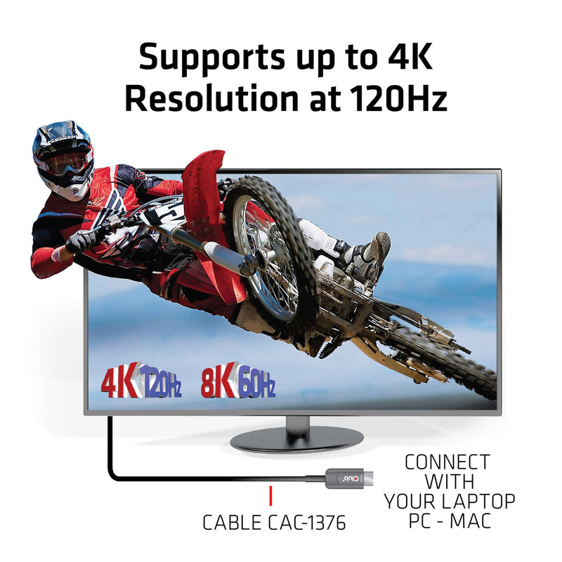 Chargez l'image dans la visionneuse de la galerie, Club 3d gecertificeerde actieve optische ultra high speed hdmi 2.1 kabel (zwart, 10 meter, 8k)
