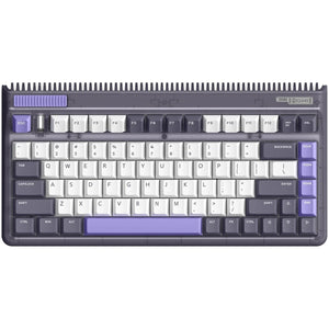 Iqunix og80 lavandin wireless mechanical keyboard (lavendel, us lay-out (qwerty), cherry mx red, 80% (tkl), hot-swappable, pbt, 2.4ghz | bluetooth 5.1 | usb-c)