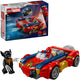 Lego marvel super heroes - spider-man auto vs. venomized wolverine constructiespeelgoed (76336)