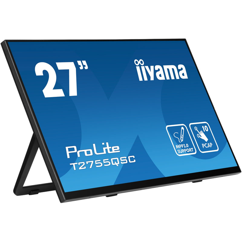 Afbeelding laden in galerijviewer, Iiyama prolite t2755qsc-b1 27 touchscreen monitor (zwart, hdmi, displayport, 2x usb-a, usb-b)
