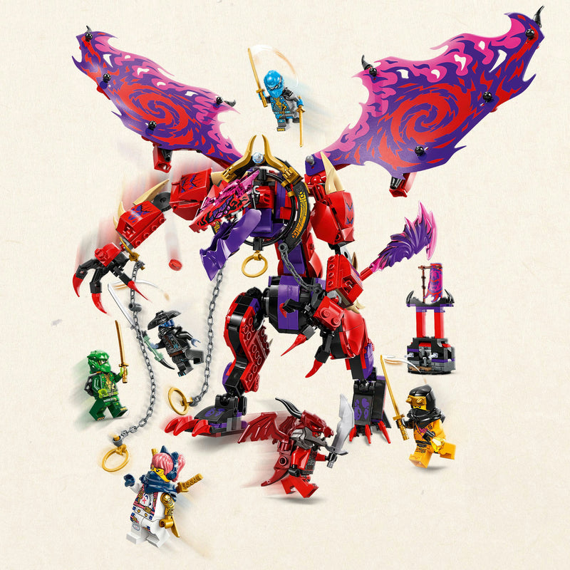 Load image into Gallery viewer, Lego ninjago - bliksemtand draak van chaos constructiespeelgoed (71832)
