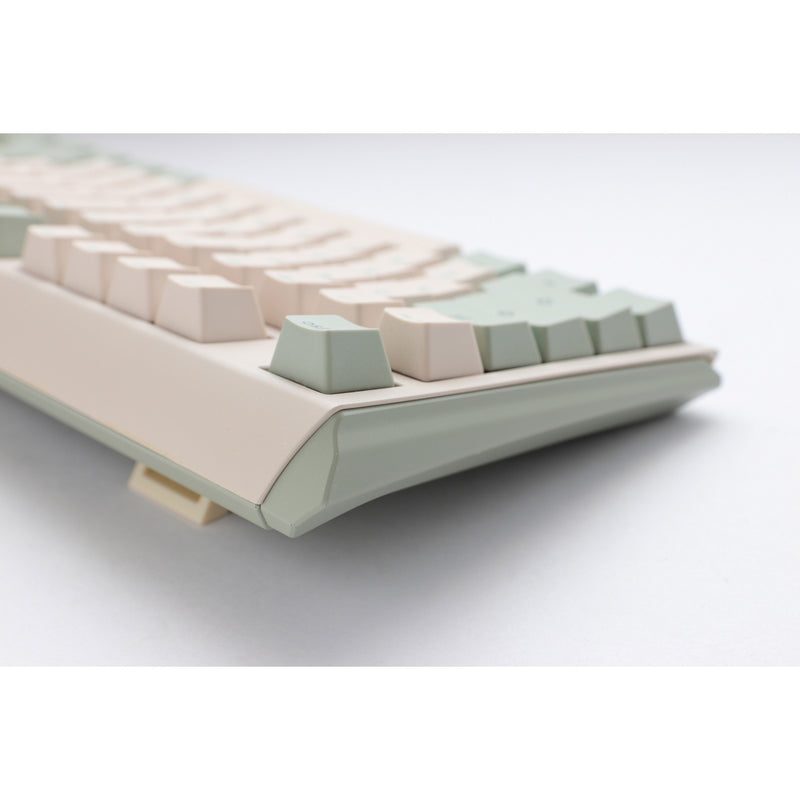Load image into Gallery viewer, Ducky one 3 matcha tkl mechanisch toetsenbord (crème, us lay-out (qwerty), cherry mx blue, 80% (tkl) , pbt double shot, hot swap)
