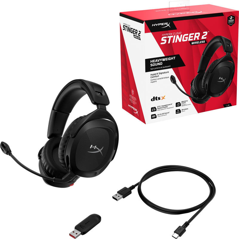 Load image into Gallery viewer, Hyperx cloud stinger 2 wireless over-ear gaming headset (zwart)

