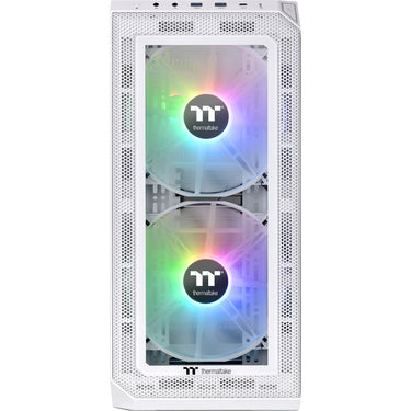 Thermaltake view 300 mx midi tower behuizing (wit | 2x usb-a | 1x usb-c | rgb | window)