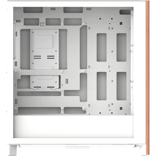Thermaltake s370 ws snow midi tower behuizing (wit | 2x usb-a | 1x usb-c | tempered glass)