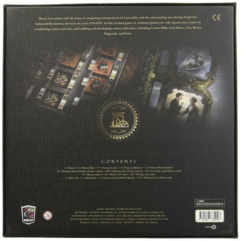 ギャラリービューアに画像をロードする, Asmodee brass: lancashire bordspel (engels, 2 - 4 spelers, 120 - 180 minuten, vanaf 14 jaar)

