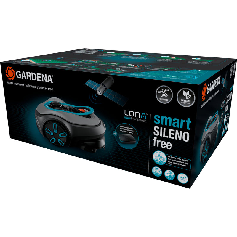 Load image into Gallery viewer, Gardena robotmaaier smart sileno free 800 m² (zwart)
