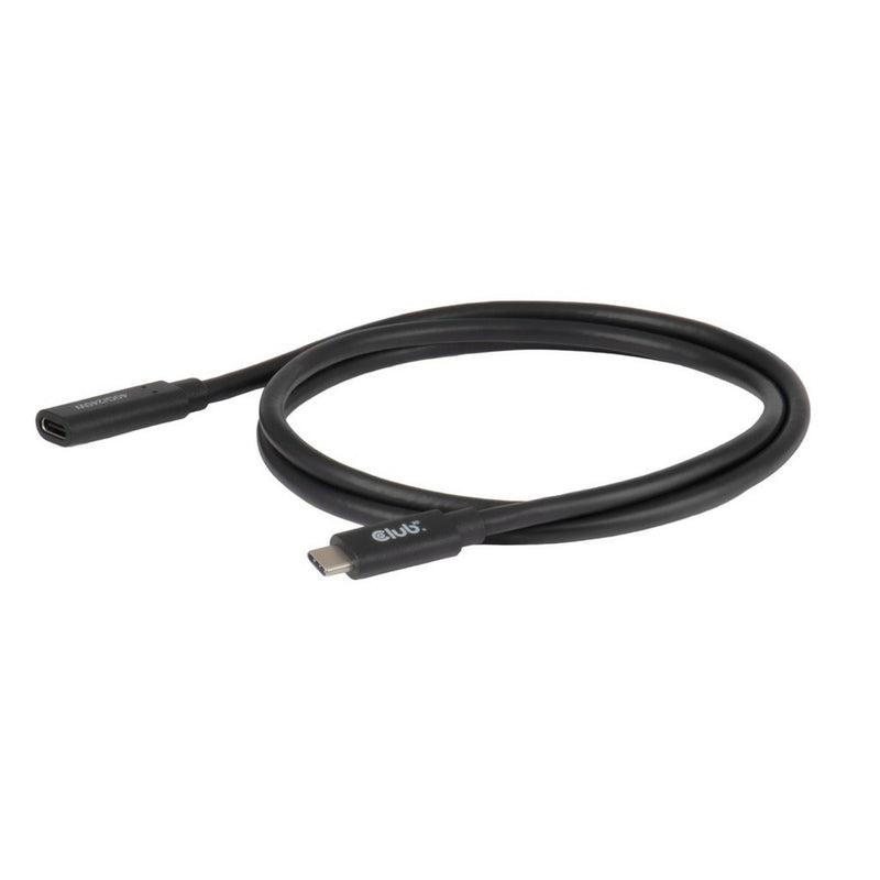 Laden Sie das Bild in Galerie -Viewer, Club 3d usb-c 40 gbps verlengkabel (zwart, 1 meter, 8k 60hz, pd 240 watt)
