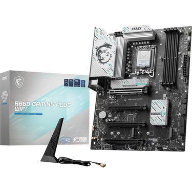 Msi b860 gaming plus wifi socket 1851 moederbord (raid, 5gb-lan, wi-fi 7, bt, sound, atx)