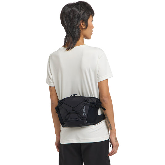 Jack wolfskin velocity heuptas (zwart, 4 liter)