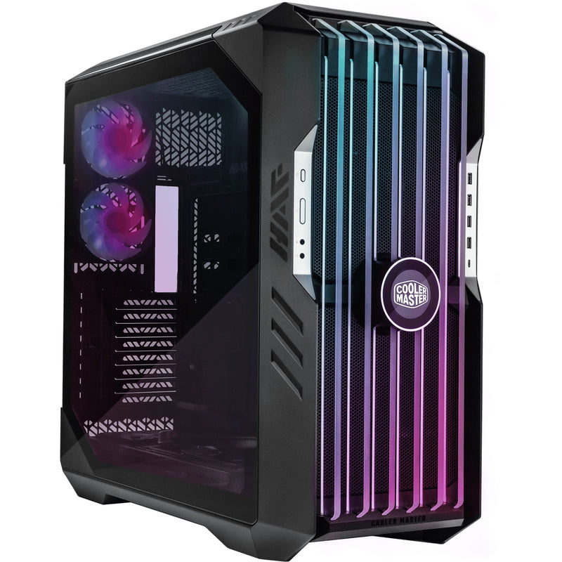 Load image into Gallery viewer, Cooler master haf 700 evo big tower behuizing (grijs | 4x usb-a | 1x usb-c | rgb | tempered glass)
