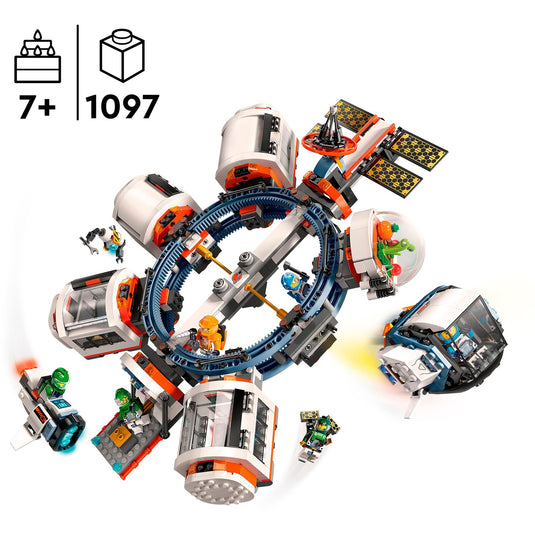 Lego city - modulair ruimtestation constructiespeelgoed (60433)