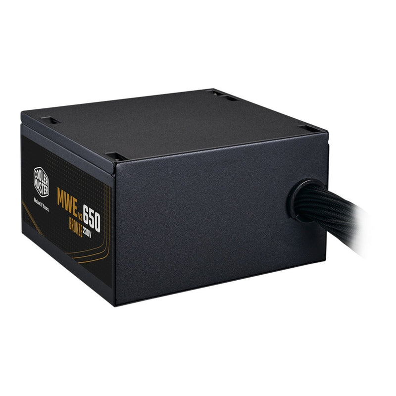 Load image into Gallery viewer, Cooler master mwe 650 bronze v3 650 watt voeding (zwart, 4x pcie)
