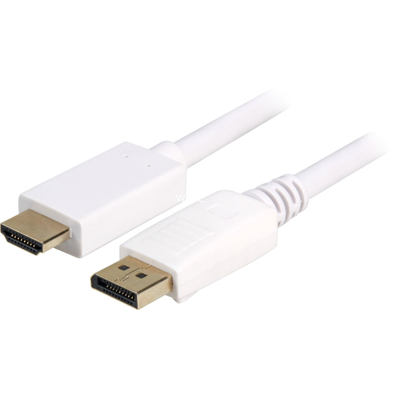 Load image into Gallery viewer, Sharkoon displayport 1.2 > hdmi adapter (wit, 1 meter, 4k)
