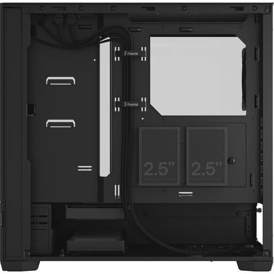 Fractal design pop air midi tower behuizing (zwart | 2x usb-a | tempered glass)