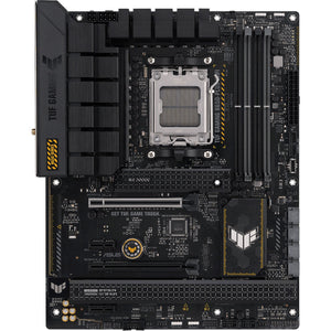 Asus tuf gaming b650-plus wifi socket am5 moederbord (zwart lichtoranje, raid, 2.5gb-lan, wi-fi 6, bt 5.2, sound, atx)