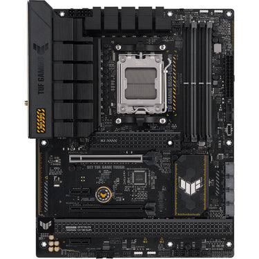 Asus tuf gaming b650-plus wifi socket am5 moederbord (zwart lichtoranje, raid, 2.5gb-lan, wi-fi 6, bt 5.2, sound, atx)