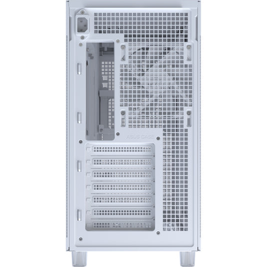 Asus prime ap303 - mesh panel midi tower behuizing (wit | 2x usb-a | 1x usb-c)