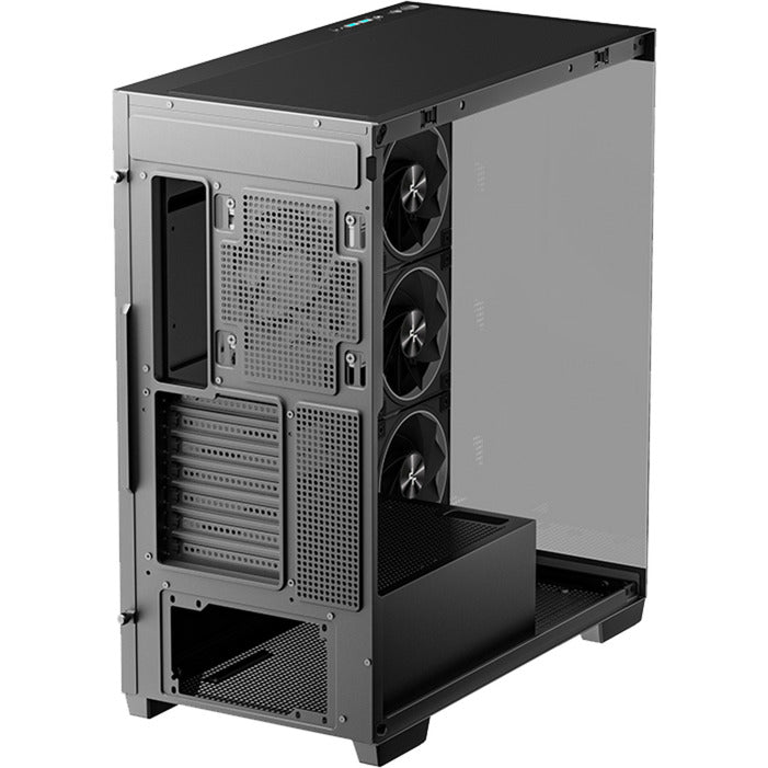Laden Sie das Bild in Galerie -Viewer, Deepcool cg580 4f v2 midi tower behuizing (zwart | 2x usb-a | 1x usb-c | rgb | tempered glass)
