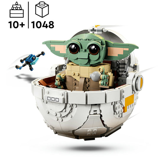 Lego star wars: the mandalorian™ grogu™ met zweefkinderwagen 75403