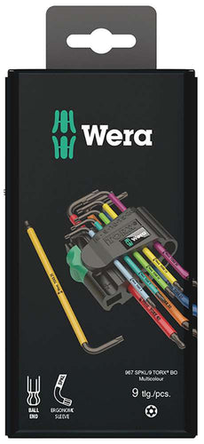 Wera Inbussleutelset TORX 967 9 TX BO Multicolour 1 SB