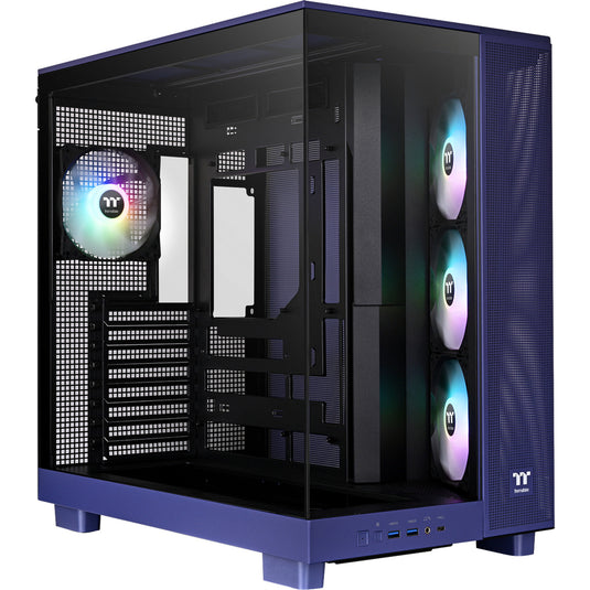 Thermaltake view 380 xl tg argb future dusk midi tower behuizing (paars | 2x usb-a | 1x usb-c | rgb | window)