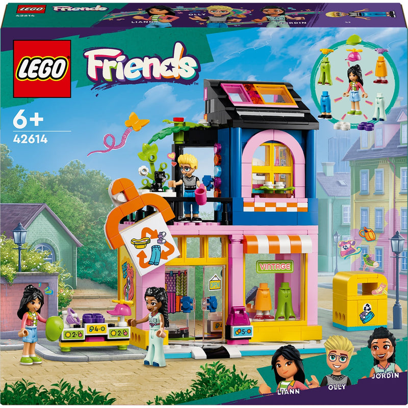 Load image into Gallery viewer, Lego friends - vintage kledingwinkel constructiespeelgoed (42614)
