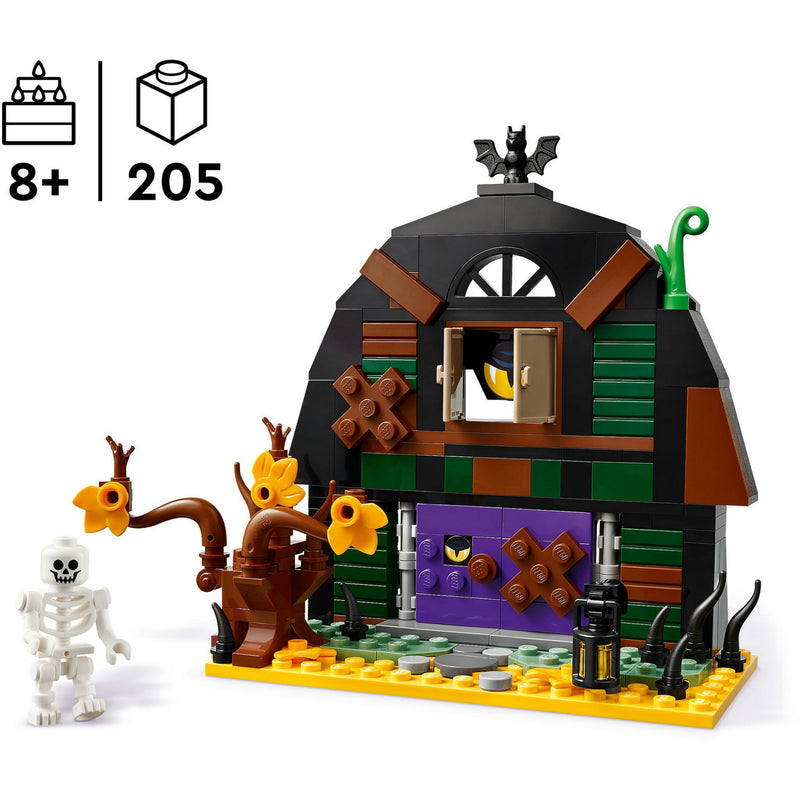 Afbeelding laden in galerijviewer, Lego iconic - halloweenschuur constructiespeelgoed (40721)
