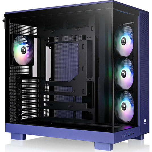Thermaltake view 380 xl tg argb future dusk midi tower behuizing (paars | 2x usb-a | 1x usb-c | rgb | window)