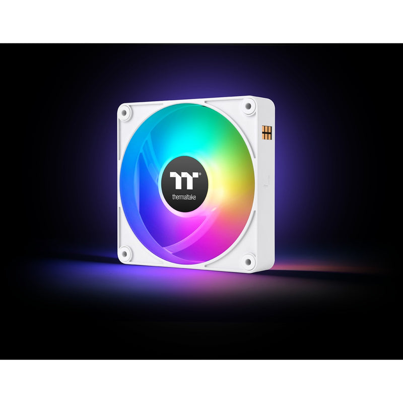 Load image into Gallery viewer, Thermaltake ct120 ex reverse argb sync pc cooling fan snow (3-fan pack) case fans (wit, 3 stuks, 120 x 120 x 25 mm, pwm)
