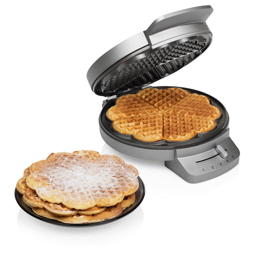 Princess 132380 wafelmaker deluxe wafelijzer (grijs)
