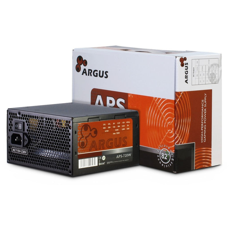 Afbeelding laden in galerijviewer, Inter-tech argus aps-720 720 watt voeding (zwart, 2x pcie)

