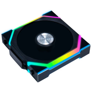 Lian li uni fan sl120 wireless reverse blade rgb case fan (zwart, 120 x 124.5 x 28 mm, pwm)