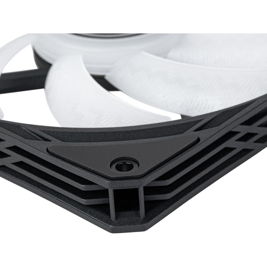 Silverstone air slimmer 140 argb case fan (zwart, 140 x 15 x 140 mm, pwm)
