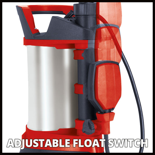 Einhell flutset ge-dp 7535 n ll eco vuilwaterpomp dompel- en drukpompen (rood zwart)
