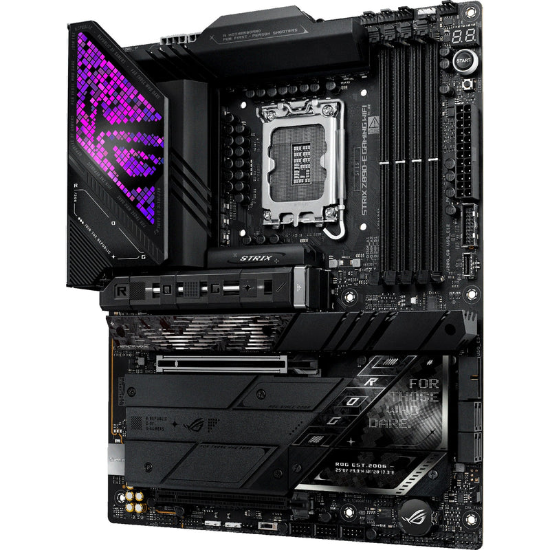 Load image into Gallery viewer, Asus rog strix z890-e gaming wifi socket 1851 moederbord (zwart, raid, 5gb-lan, wi-fi 7, bt, sound, atx)
