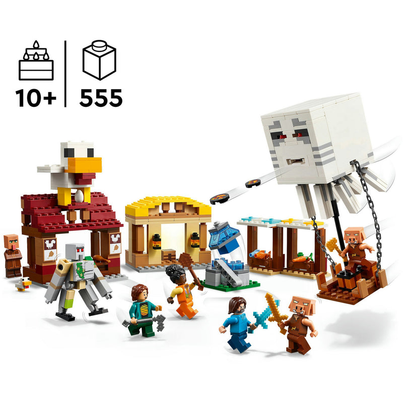 Load image into Gallery viewer, Lego minecraft 21273 de ghast-ballon aanval op het dorp
