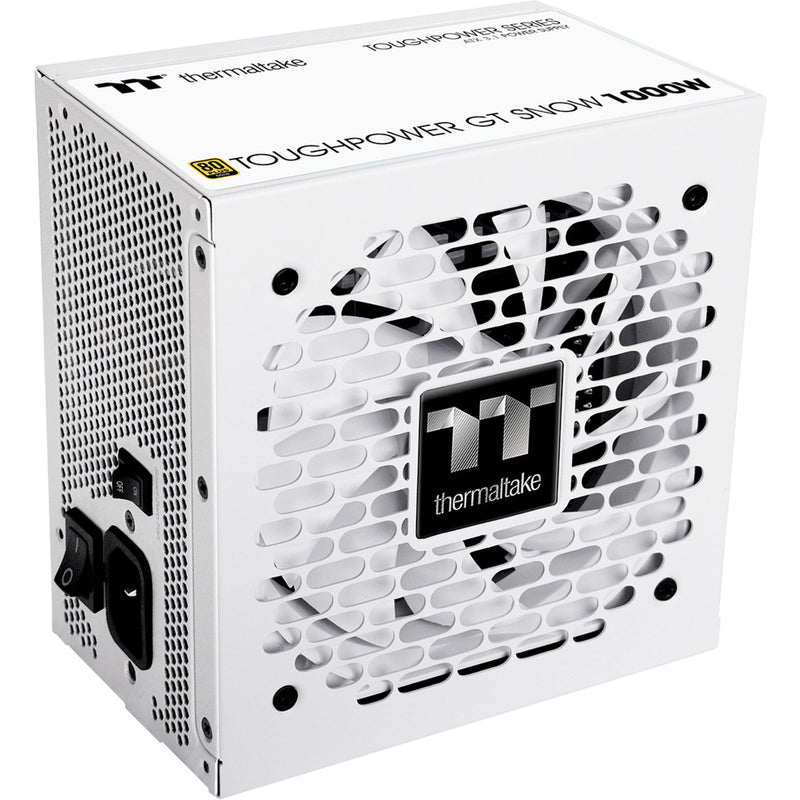 Load image into Gallery viewer, Thermaltake toughpower gt snow modulaire 1000 watt voeding (wit, 5x pcie)
