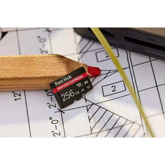 Sandisk microsd express 256 gb geheugenkaart (zwart, class 3 (u3))