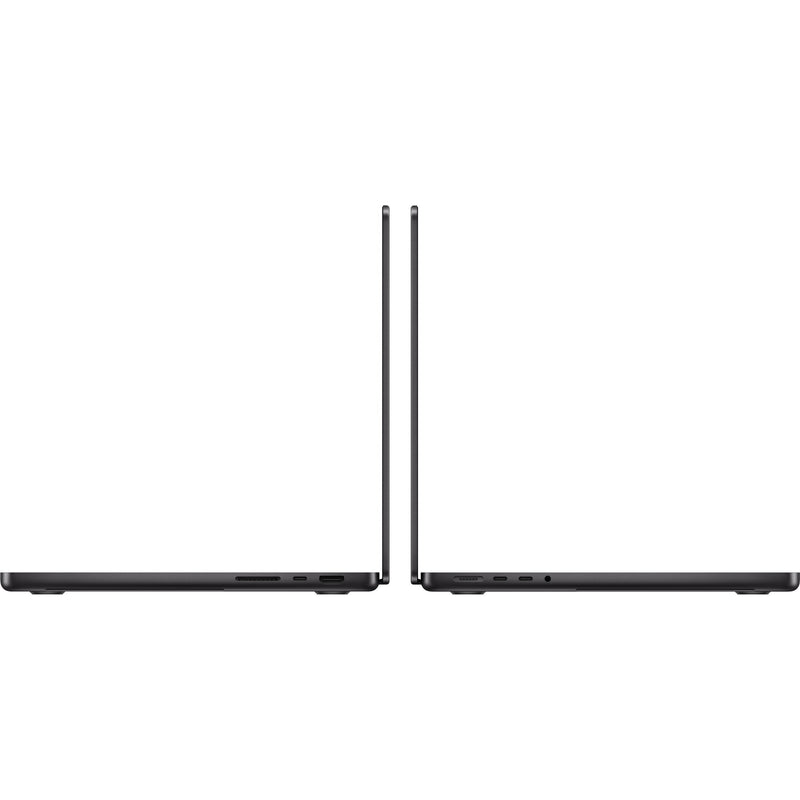 Afbeelding laden in galerijviewer, Apple macbook pro 2023 14 (mrx43n a) refurbished laptop (zwart | m3 pro 12 core | 18‑core gpu | 18 gb ram | 1 tb ssd)
