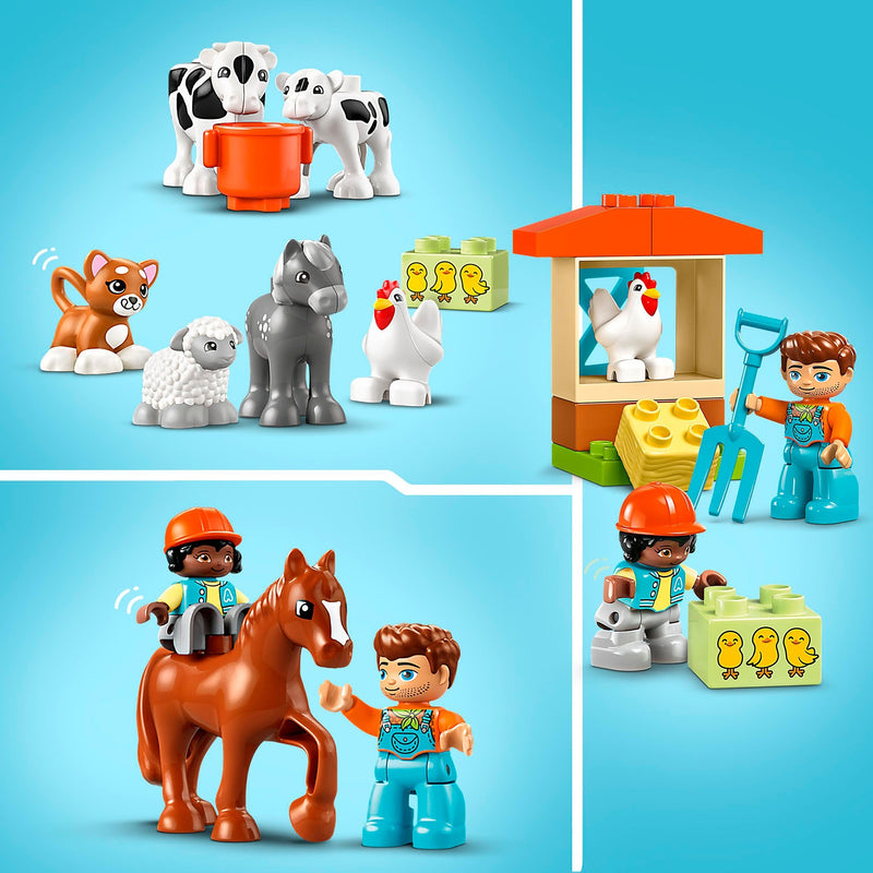 Load image into Gallery viewer, Lego duplo town 10416 dieren verzorgen op de boerderij
