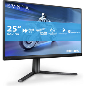 Philips evnia 25m2n5200u 24.5 gaming monitor (zwart, hdmi, displayport, 390 hz (oc))