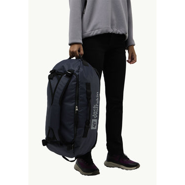 Jack wolfskin all-in duffle 35 rugzak (donkerblauw, 35 liter)