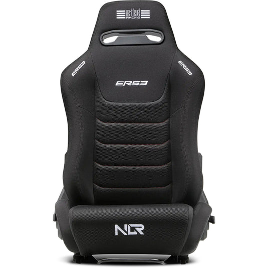 Next level racing ers3 elite reclining seat - fabric simaero mesh edition racestoel (zwart)