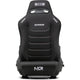Next level racing ers3 elite reclining seat - fabric simaero mesh edition racestoel (zwart)