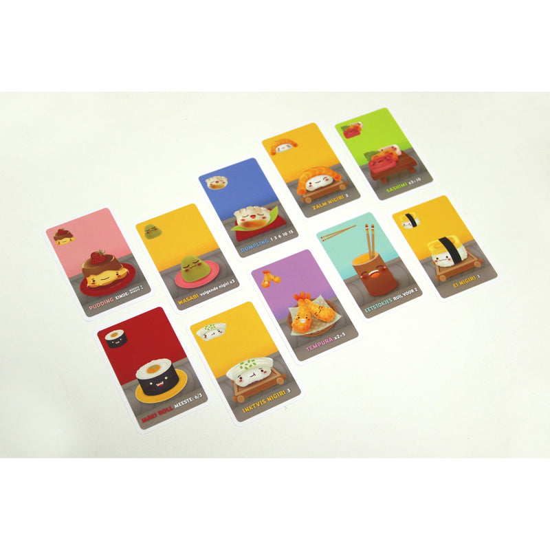 Load image into Gallery viewer, White goblin games sushi go kaartspel (nederlands, 2 - 5 spelers, 15 minuten, vanaf 8 jaar)
