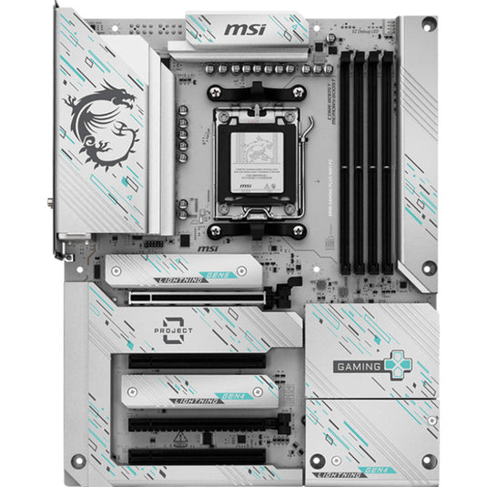 Msi b850 gaming plus wifi pz socket am5 moederbord (raid, 5g lan, wi-fi 7, bluetooth 5.4, sound, atx)