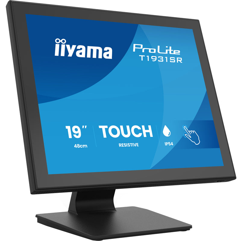 Laden Sie das Bild in Galerie -Viewer, Iiyama prolite t1931sr-b2s 19 touchscreen monitor (zwart, vga, hdmi, displayport, audio, touchscreen)

